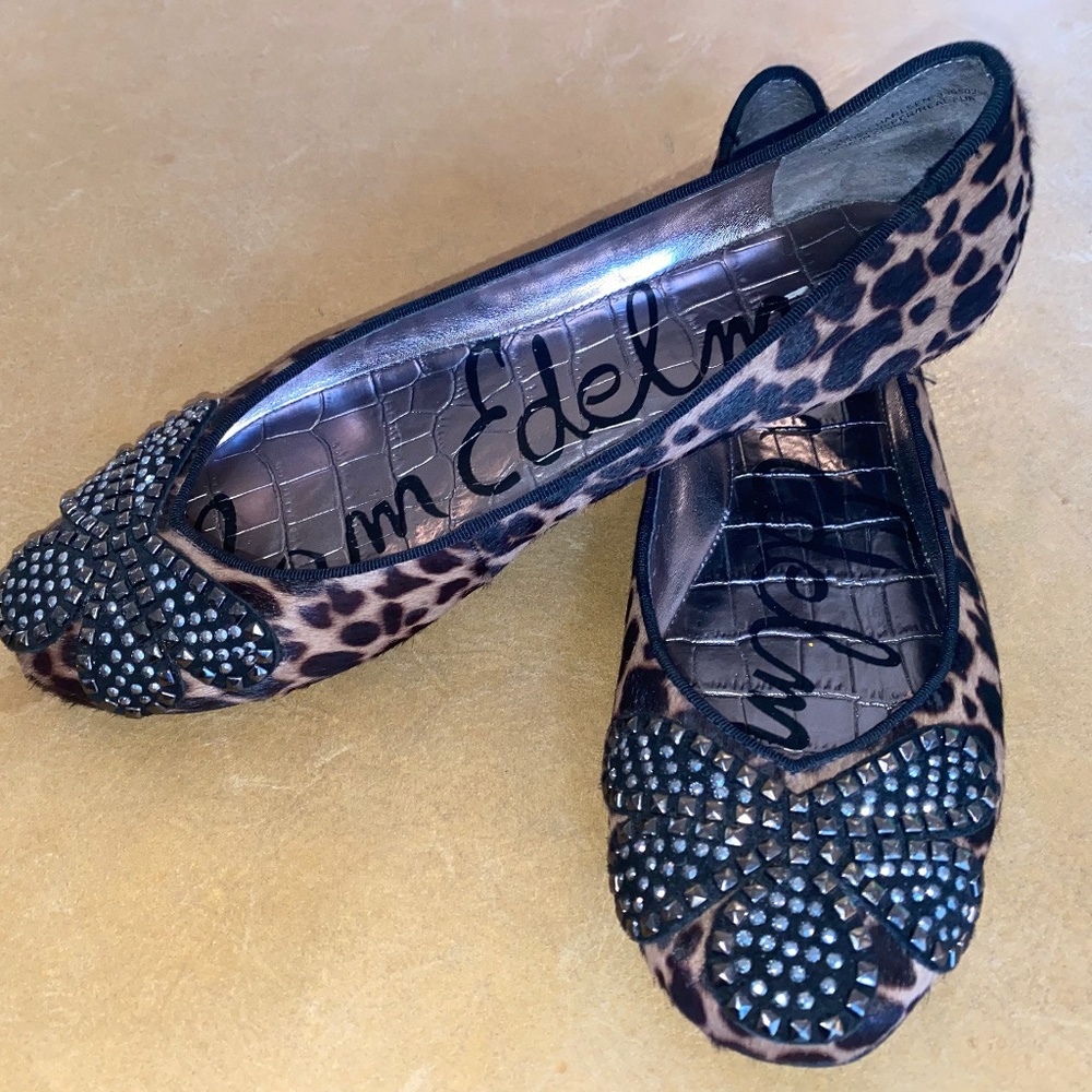 Sam Edelman Charleen Cheetah Hair Ballet Flat